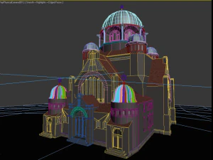 new synagogue poznan poland 3D Model