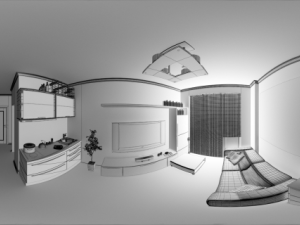 living room interior 3D Model