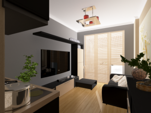 living room interior 3D Model