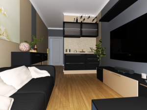 living room interior 3D Model
