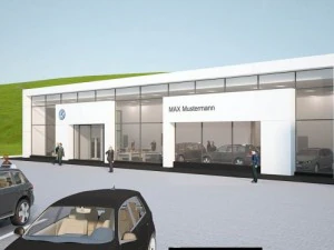 salone d'auto Modello 3D