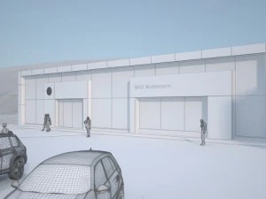 auto showroom 3D Model