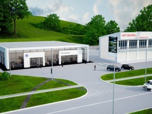 auto showroom 3D 모델