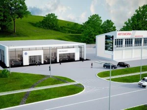 auto showroom 3D Model