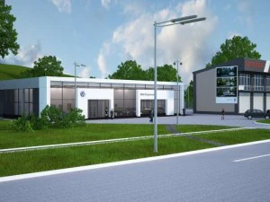 auto showroom 3D Model