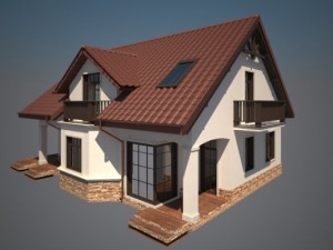cottage house 3D Принт Модель