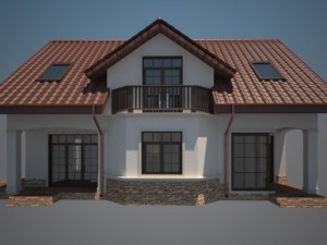 cottage house Modèles 3D en vedette