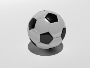 football highly detailed 3D मॉडल