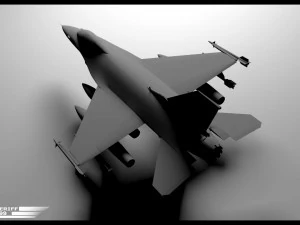 f 16 3D Model