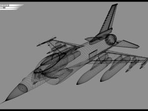 f 16 Model 3D