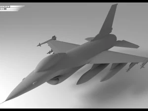 f 16 3D Model