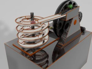 marble machine 3D Model