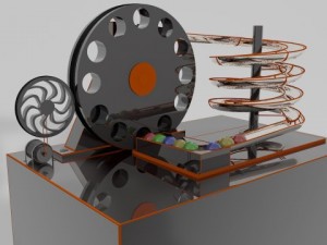 marble machine 3D Model