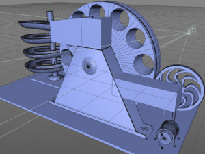 marble machine 3D Model