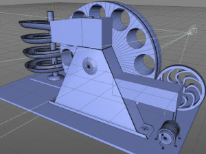 marble machine 3D Model