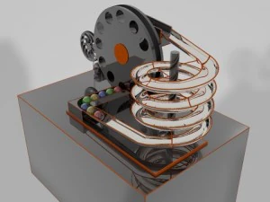 marble machine 3D Model