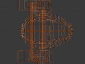 low poly mech 3D Model