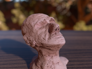 human head sculpture 3D Модель