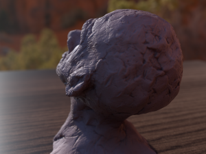 human head sculpture 3D Модель