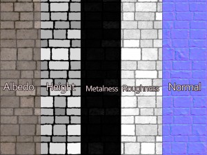 tileable cobblestones brick pbr maps CG Текстури