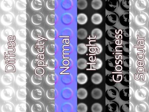 bubble wrap pbr tileable texture CG Текстури