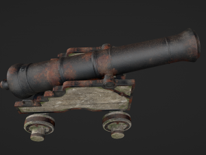 cannon 3D Модель