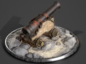 cannon 3D Model