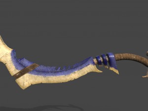 bone sword Modelo 3D
