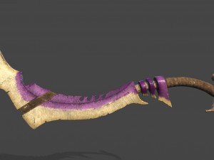 bone sword Modelo 3D