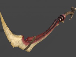 bone sword Modelo 3D
