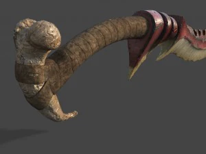 bone sword 3D Model
