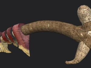 bone sword 3D Model