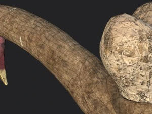 bone sword 3D Model