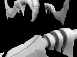 bone sword 3D Model