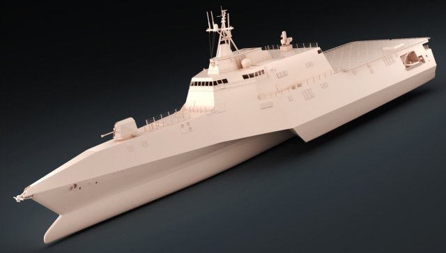 uss independence lcs-2 Model 3D .c4d .max .obj .3ds .fbx .stl .blend 
