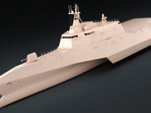 niezależność uss lcs-2 Model 3D