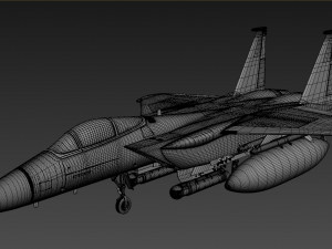 mcdonnell douglas f-15e strike eagle 3D Model