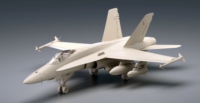 mcdonnell douglas f-a-18 hornet Modello 3D .c4d .max .obj .3ds .fbx .stl .blend 