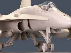 mcdonnell douglas f-a-18 hornet Modello 3D