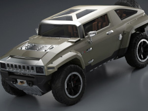 hummer hx 3D Model