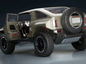 hummer hx 3D Model in SUV 234966 | 3DExport