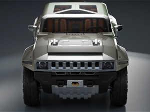 hummer hx 3D 模型