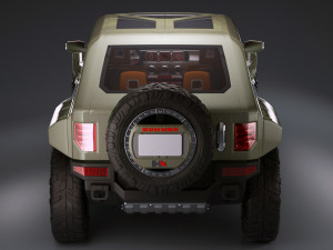 hummer hx 3D 模型