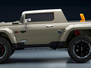 hummer hx 3D 模型
