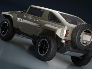 hummer hx 3D 模型
