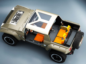 hummer hx 3D 模型