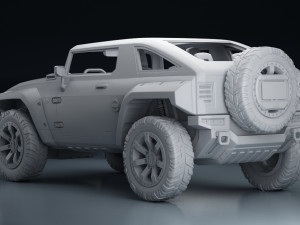 hummer hx 3D 模型