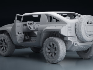 hummer hx 3D 模型