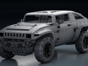 hummer hx 3D 模型