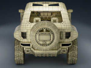 hummer hx 3D 模型